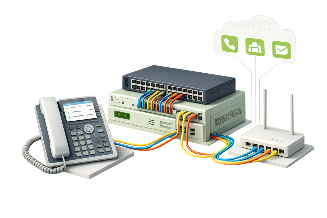 تصویر سیستم تلفنی