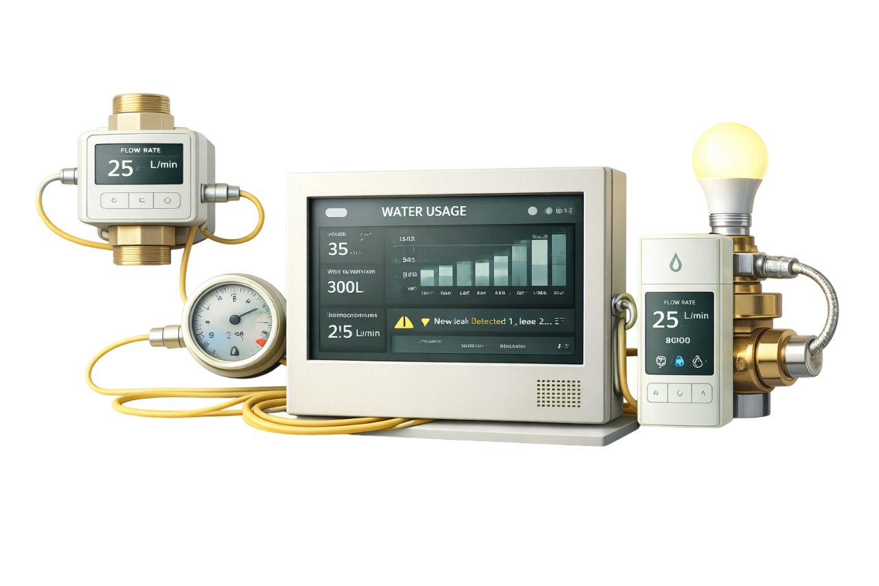 تصویر پایش مصرف آب